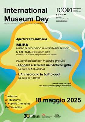 Preleva la locandina della Giornata Internazionale dei Musei in formato pdf